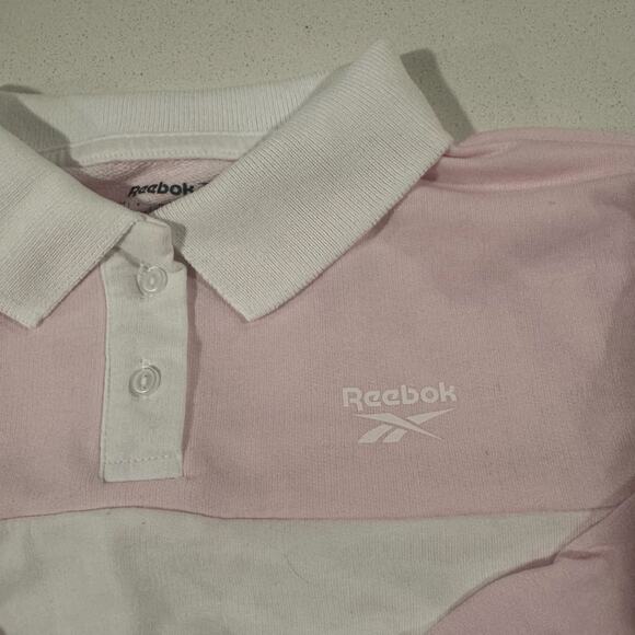 Reebok Pink Striped Toddler Girl 4T Long Sleeve Sweater - Picture 3 of 6